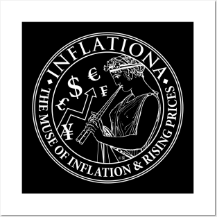 Inflationa, the Muse of Inflation and Rising Prices Posters and Art